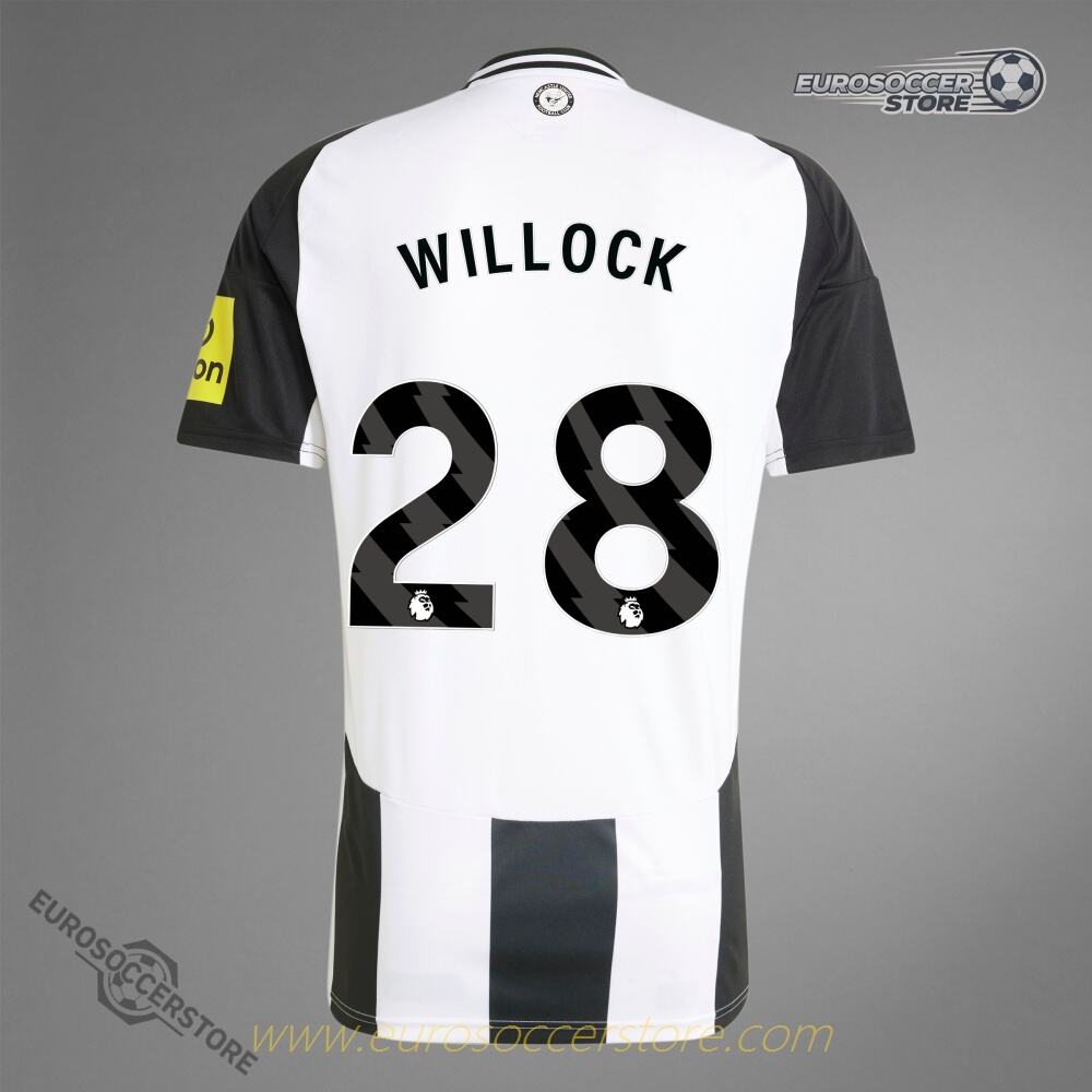Newcastle United WILLOCK 28 2025 Carabao Cup Final Jersey (Including Final Detail and Patch)