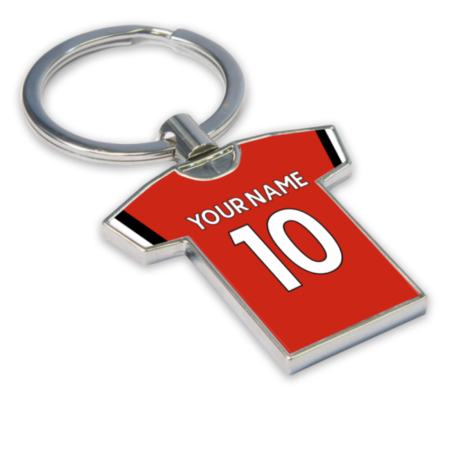 Personalised Man Utd Key Ring (Limited Edition)