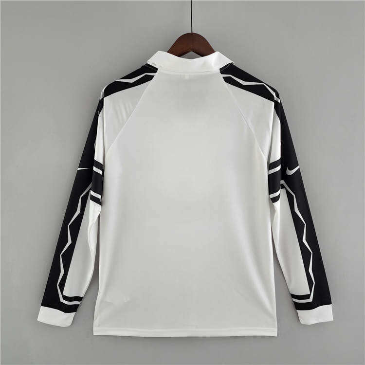 Breathable Colo-Colo Retro Soccer Jersey 1995 Home Long Sleeve