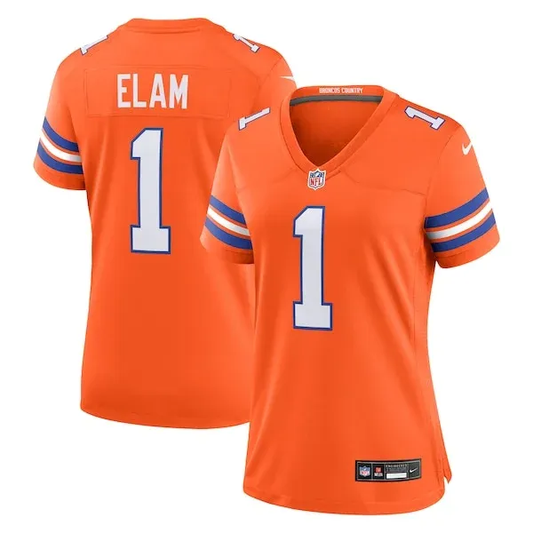 Performance None Game Jersey - Premium Orange NFL Fan Jersey | Game...