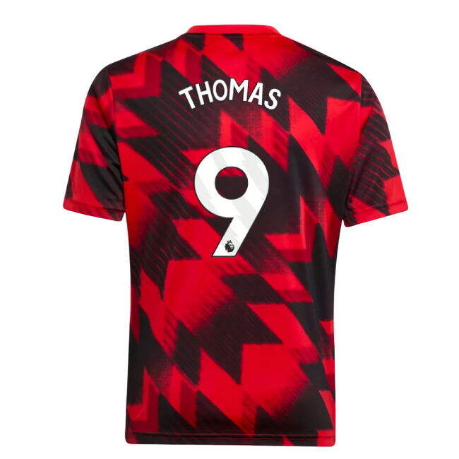 Football Man Utd Pre Match Shirt Red Kids Thomas #9 Professional G...
