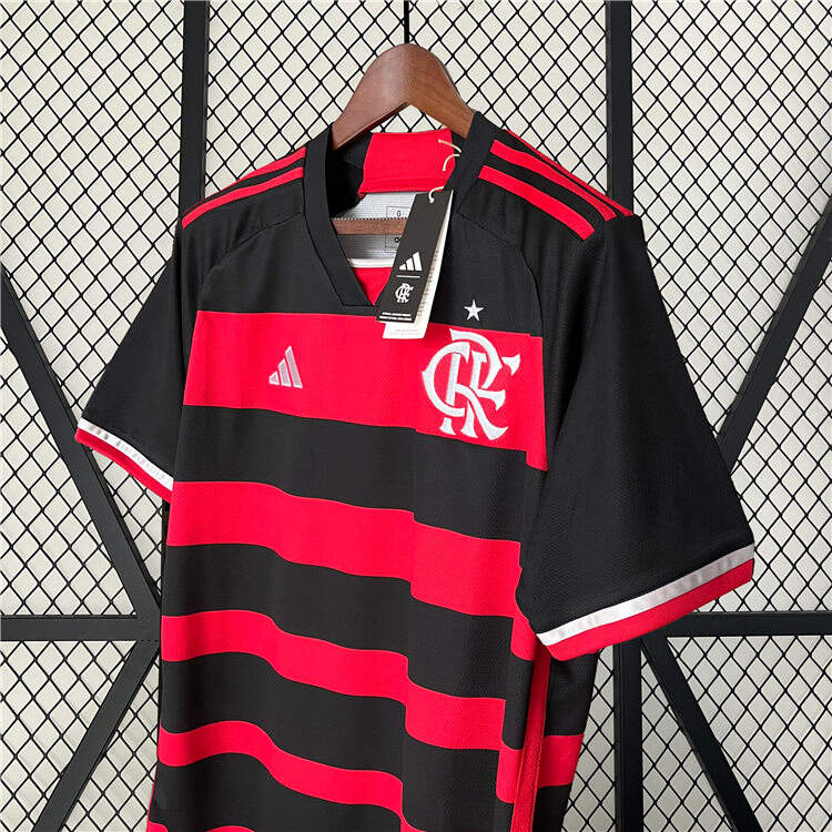 CR Flamengo Soccer Shirt Jersey 2425 Home Football Shirt - Official
