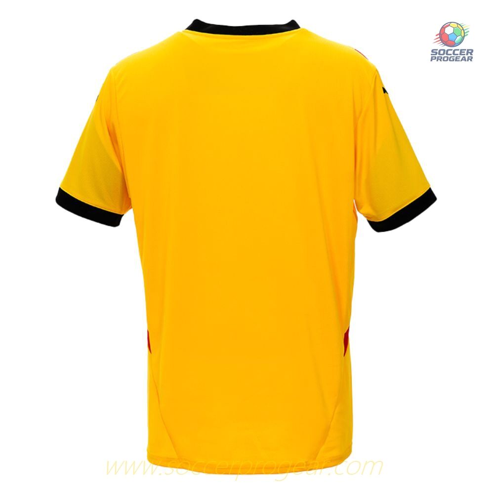 RC Lens Home Team Soccer Jersey 2024-2025 Season Ladies