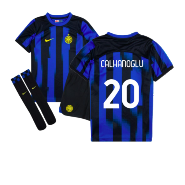 2023-2024 Inter Milan Football Club Home Shirt (Calhanoglu 20)