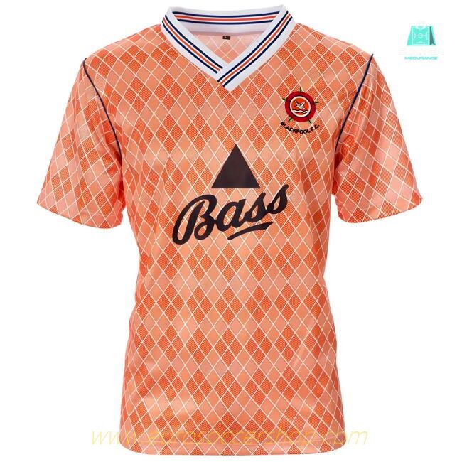 1989-1990 Blackpool Bass Retro Shirt
