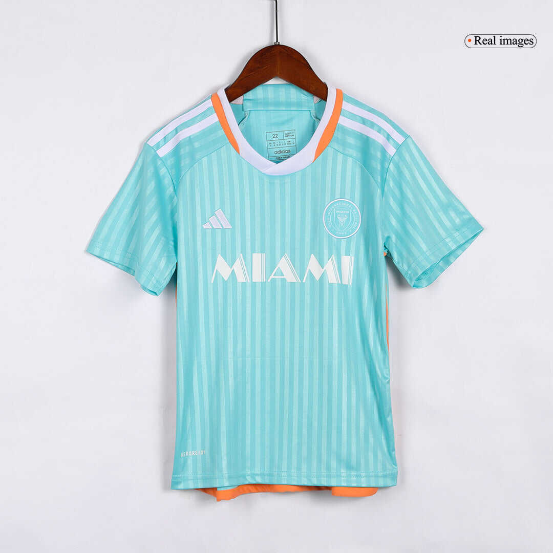 Kid's Inter Miami CF Third Away Soccer Jersey Kit(Jersey+Shorts) 2024A