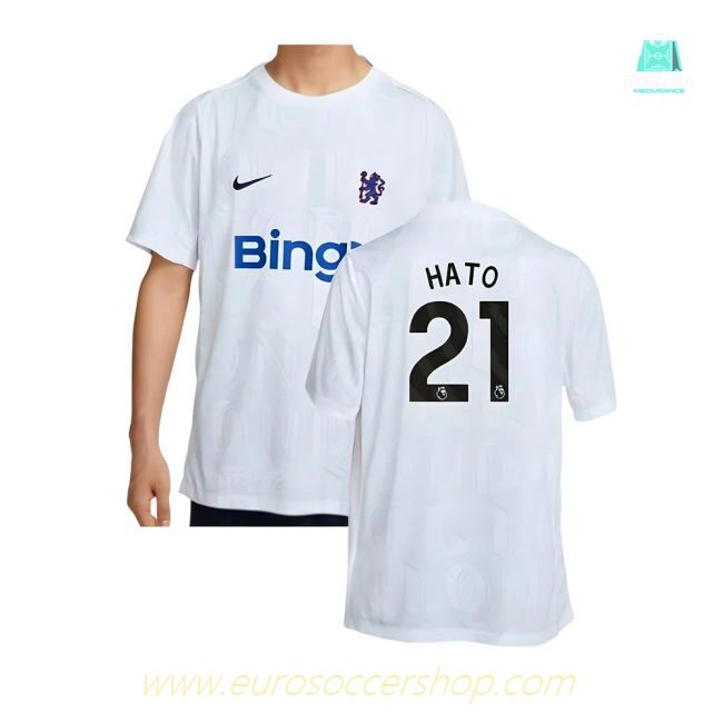 2025-2026 Chelsea Academy Pro Pre-Match Football Top (White) (Hato 21)