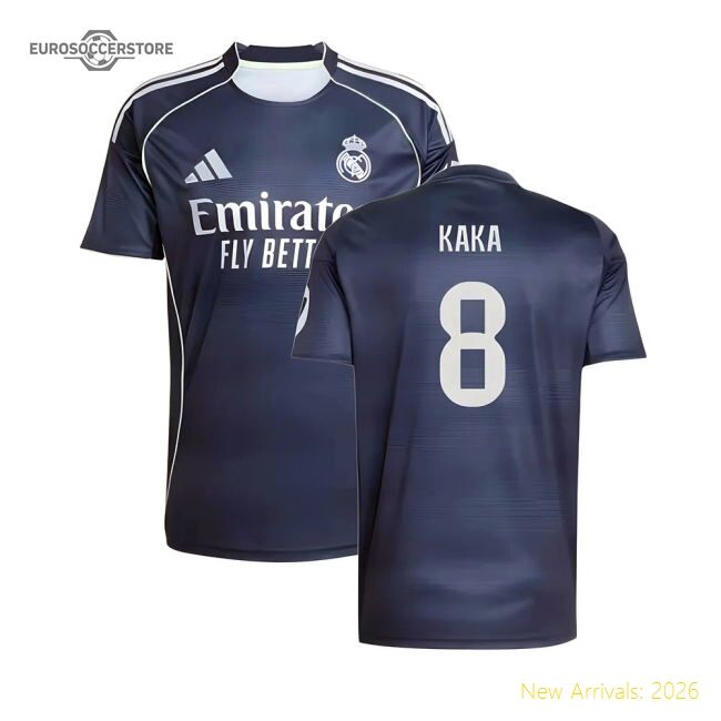 Premium-grade 2025-2026 Real Madrid Second Jersey (kaka 8)
