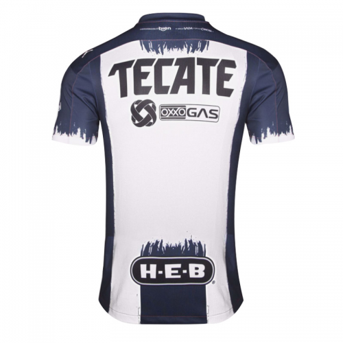 Monterrey 20-21 Home White Black Soccer Jersey Shirt - Official