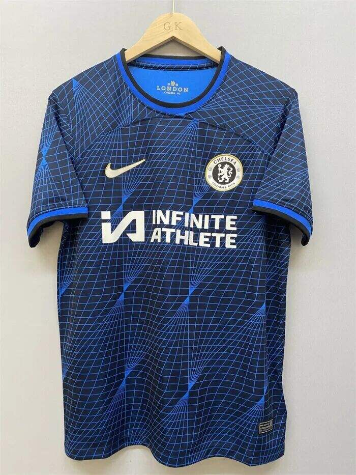 2324 Chelsea Football Shirt Away Dark Blue Soccer Jersey - Official