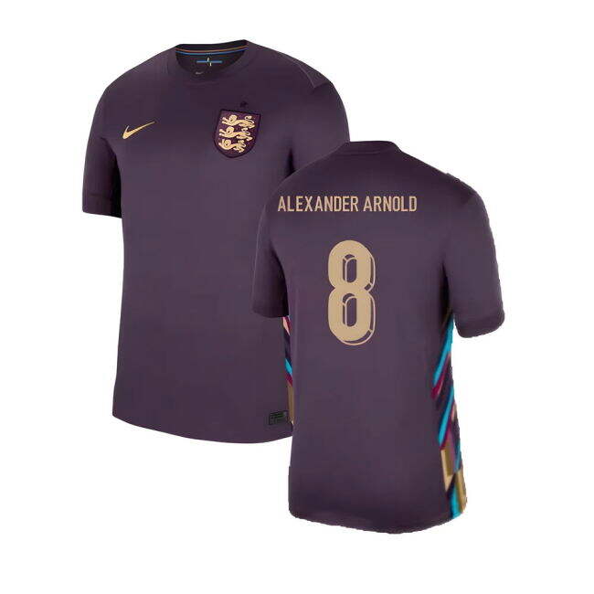 2024-2025 England National Team Away Uniform (Alexander Arnold 8)