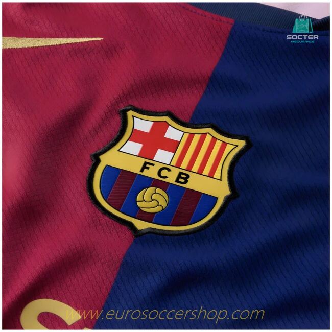 2024-2025 Barcelona Long Sleeve Home Shirt