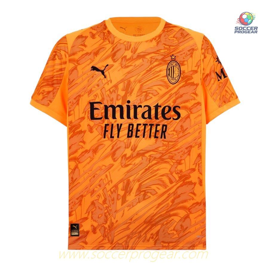 AC Milan Kids Edition Away Goalkeeper Soccer Football Shirt 2025-2026 Season