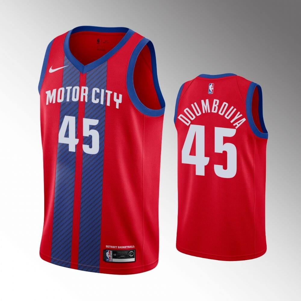 45 Red Jersey - - Basketball Fan Gear
