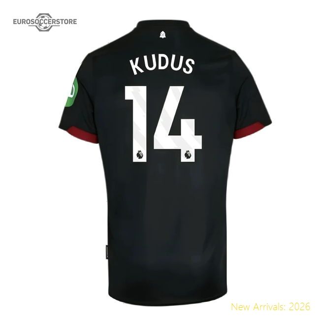 Outstanding 2024-2025 West Ham Away Shirt (kudus 14) - Premium Quality
