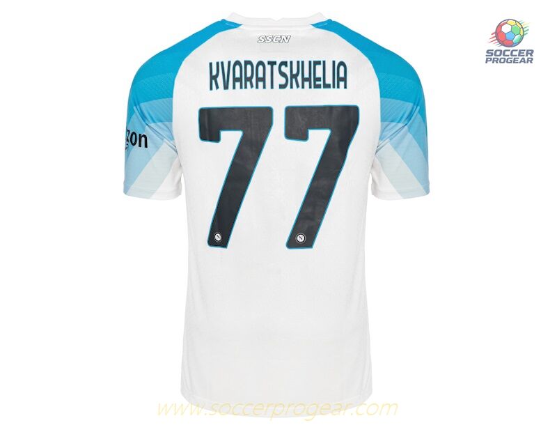 JERSEY NAPLES Authentic FACE GAME KVARATSKHELIA 2022 2023