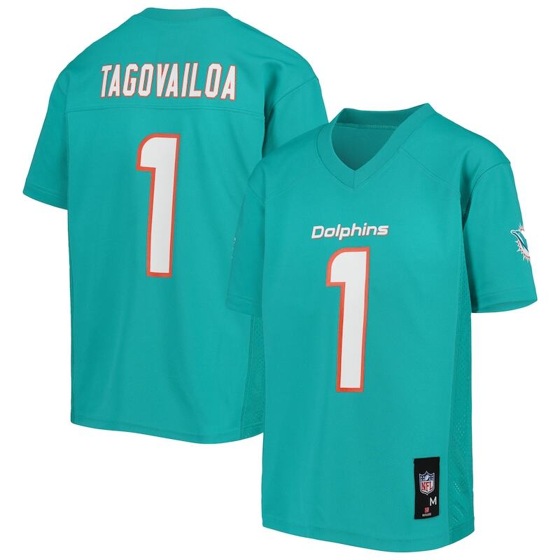 Tua Tagovailoa Miami Dolphins Youth Replica Player Jersey - ...