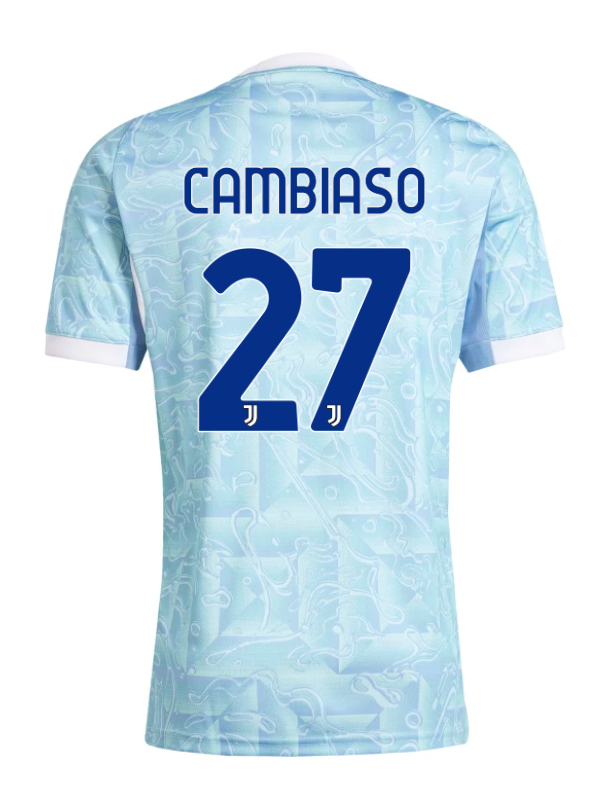 Juventus 25-26 Season Away Jersey with CAMBIASO 27 Printing