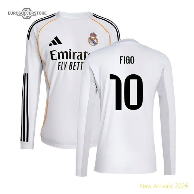 Real Madrid Spanish Football Figo Official Jersey Advanced Textile