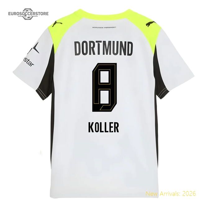 2025-2026 Borussia Dortmund Away Shirt (kids) (koller 8)