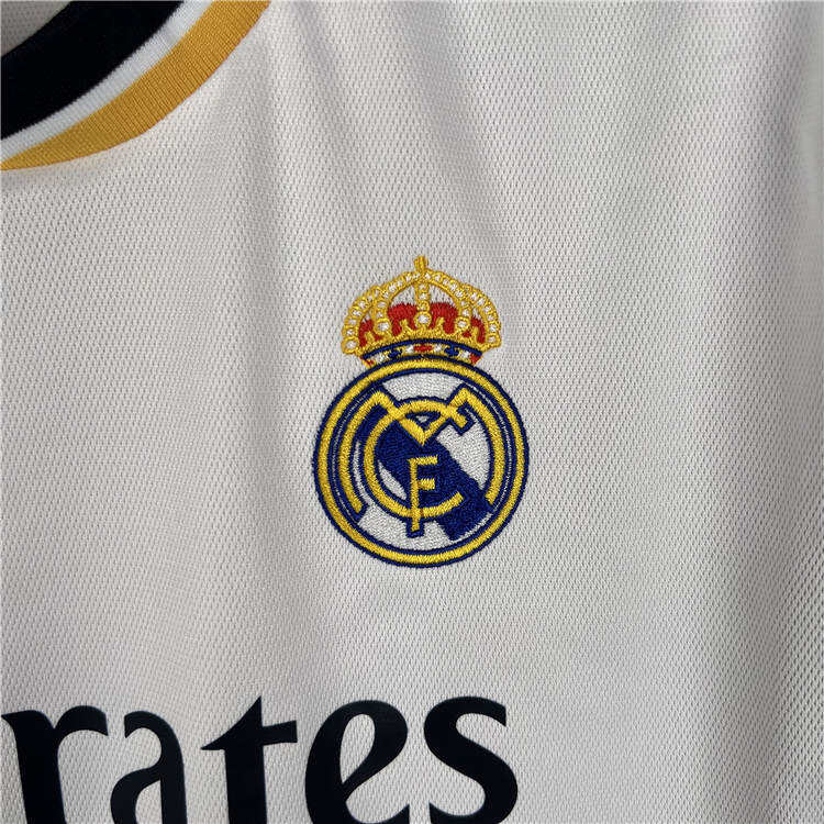 Women's Real Madrid 2324 Home White Soccer Jersey Football Shirt -