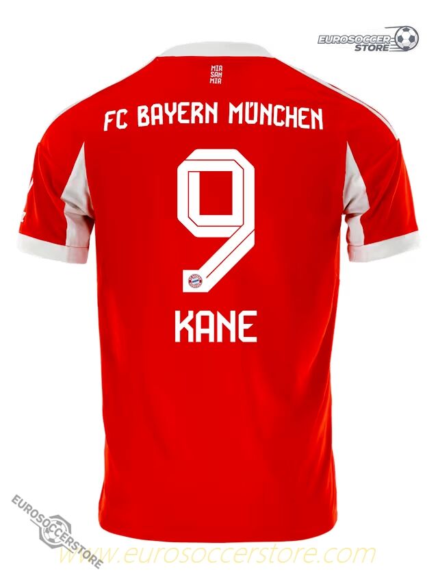 Bayern Munich's 25-26 Season Home Jersey Featuring Kane #9