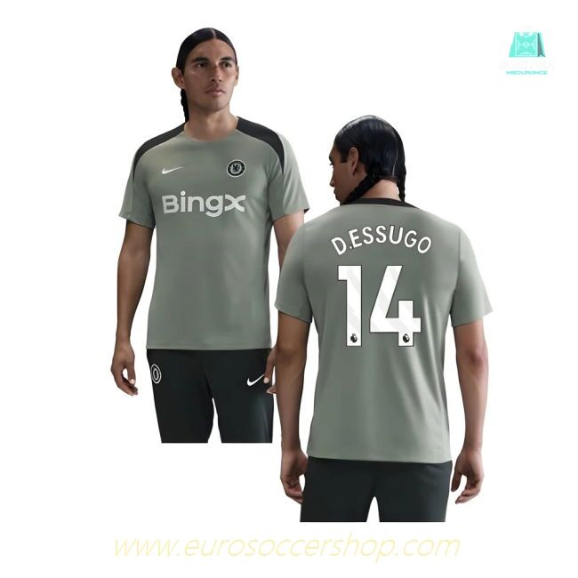 2025-2026 Chelsea Strike Training Shirt (Jade Green) (D.Essugo 14)