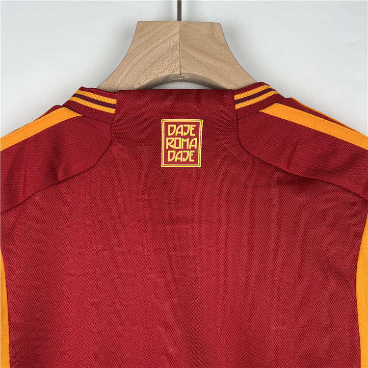 Kids AS Roma 2324 Home Kit ShirtShorts - Official Replica 18780