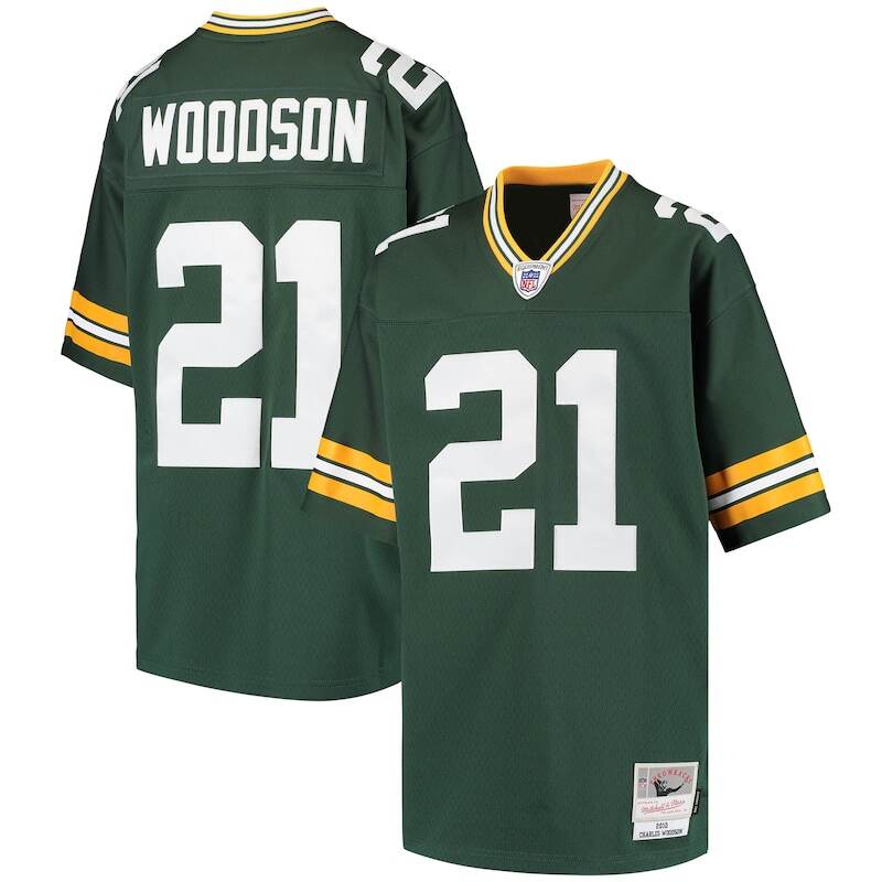 None Charles Woodson Green Bay Packers Championship Replica Jersey