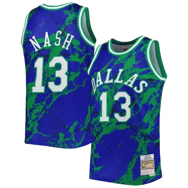 Steve Nash DAL Swingman Jersey - vintage top-tier - Blue athletic