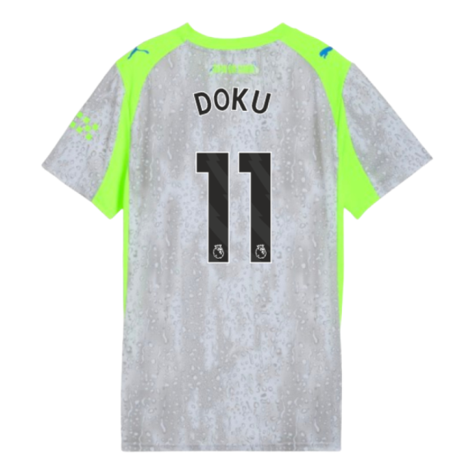 2025-2026 Man City Third Kit (Womens) (Doku 11)