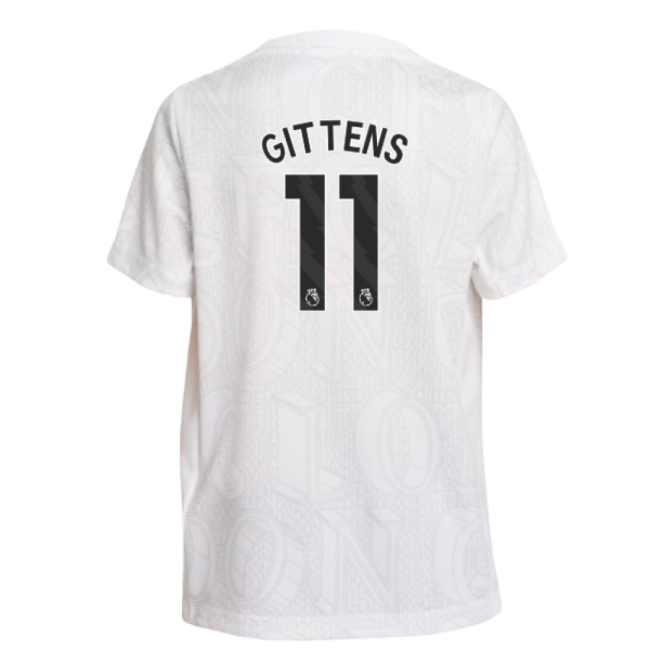 Supporter Chelsea Chelsea Pre Match Shirt White Kids Gittens #11 T...