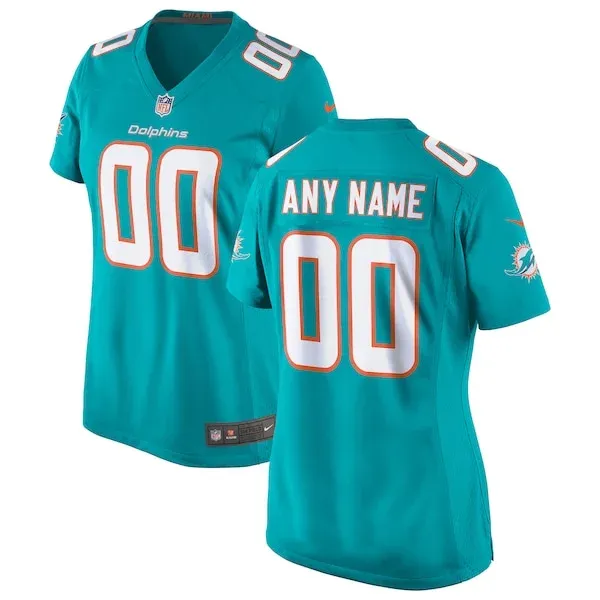 Performance None Game Jersey - Premium Aqua NFL Fan Jersey | Game D...