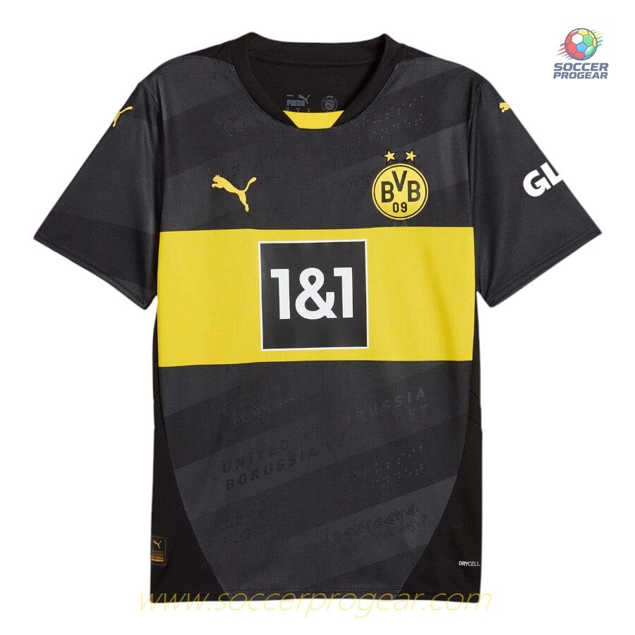 BVB Dortmund Away Kids Edition Jersey Set Team Shirt 2024/25 Collection