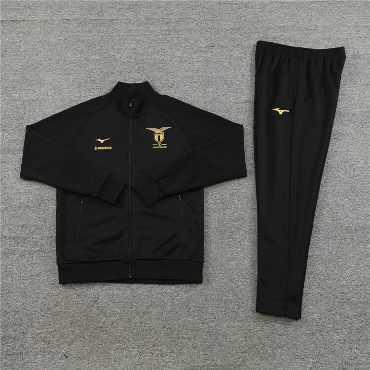 Lazio 2324 Black Half Zipper Tracksuit - Official Replica 21460