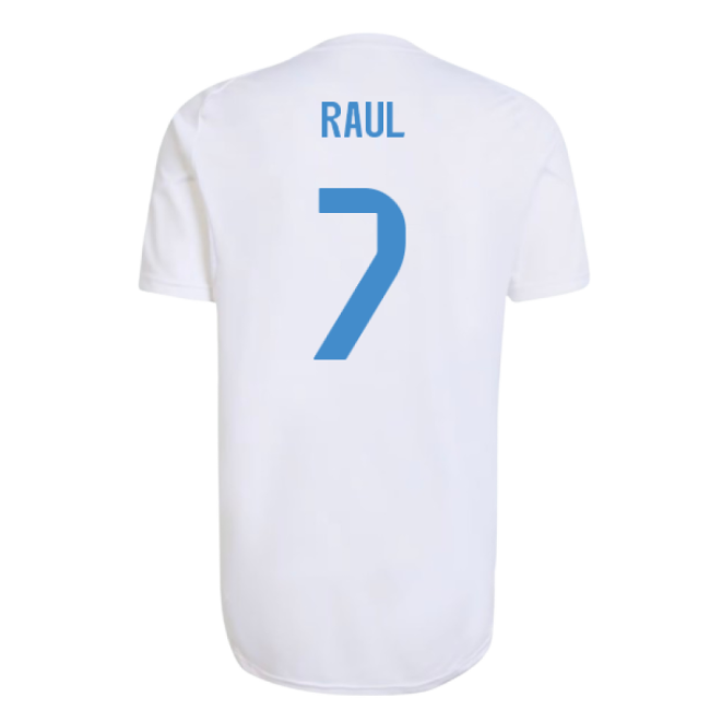 2025-2026 Real Madrid EU Training Jersey (White) (Raul 7)