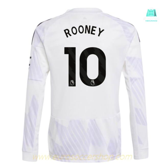 2025-2026 Man Utd Long Sleeve Away Shirt (Kids) (Rooney 10)