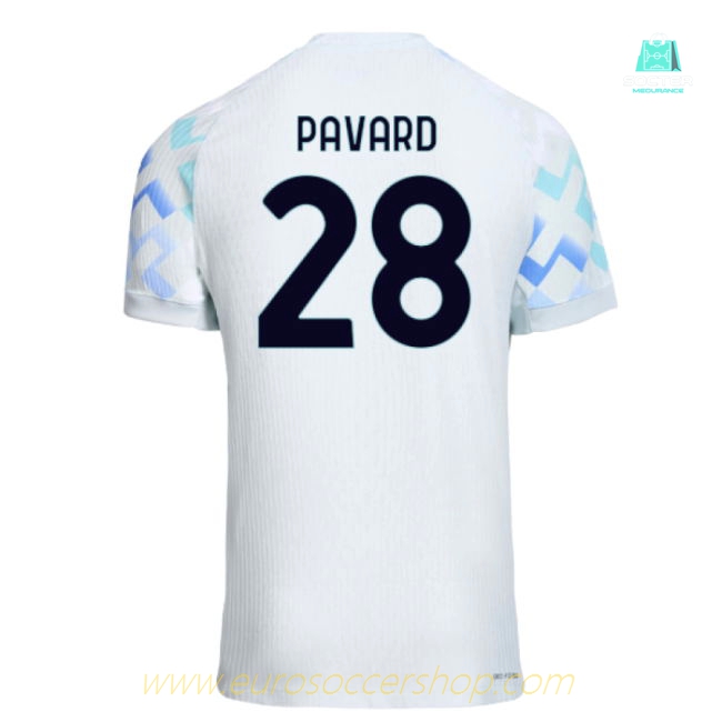 2025-2026 Inter Milan Authentic Away Shirt (Pavard 28)