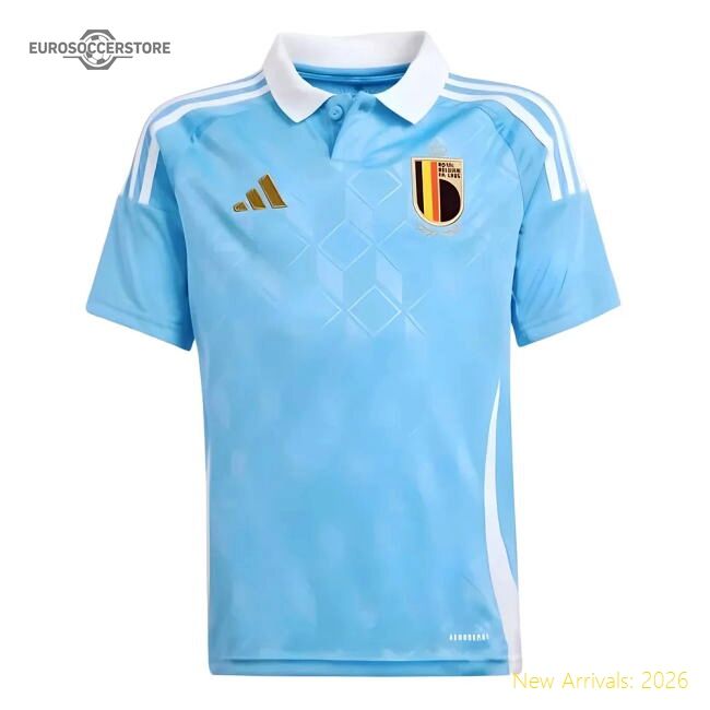 Authentic Belgium 2024-2025 Official Away Shirt Fashion-forward