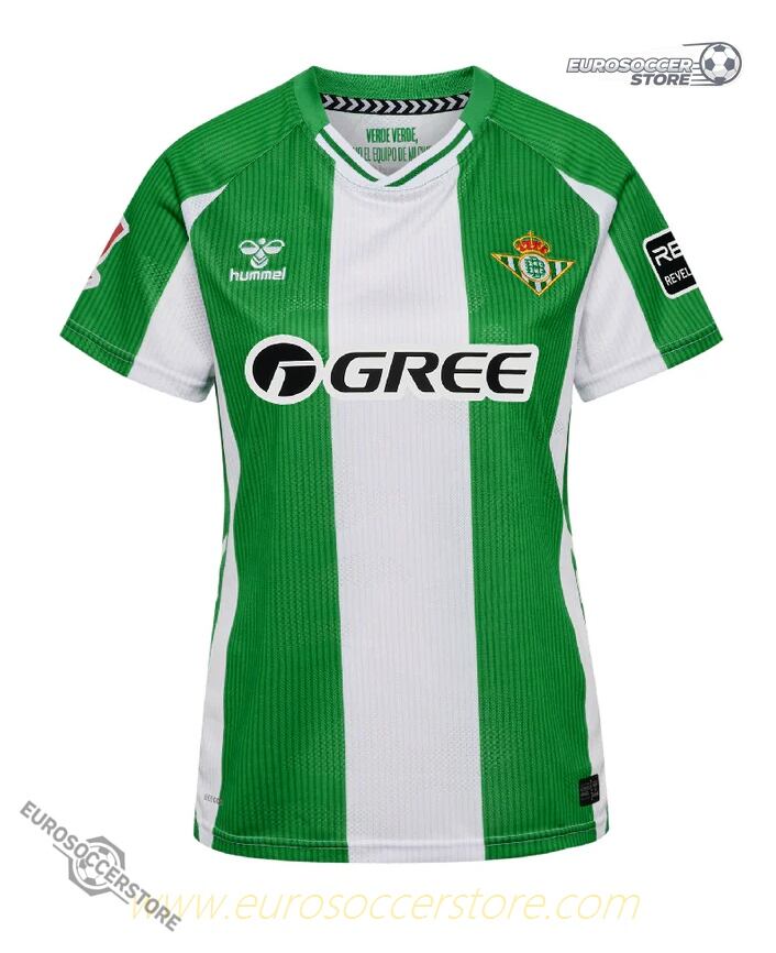 Real Betis Women's Home Jersey for the 25-26 Season