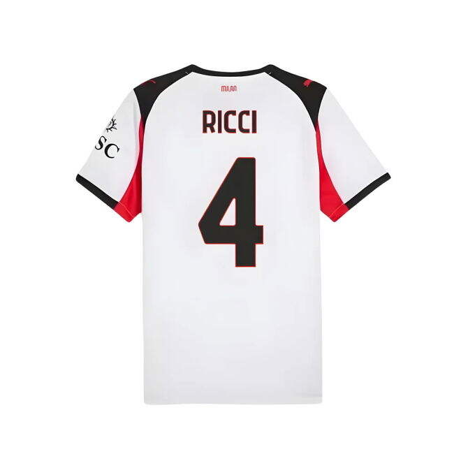 2025-2026 Ac Milan (acm) Away - Authentic - Elite Performance