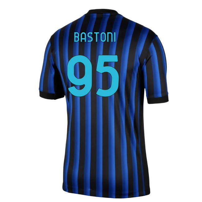 Fervent Inter Inter Milan Home Shirt Bastoni #95 Durable Material ...