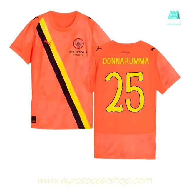 2025-2026 Manchester City CWC Goalkeeper Shirt (Neon Sun) - Womens (Donnarumma 25)