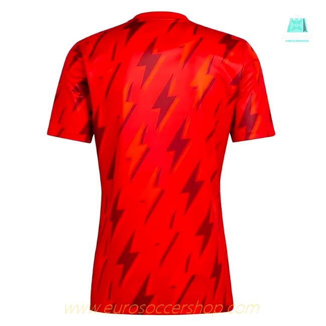 2023-2024 Arsenal Pre-Match Shirt (Red) (Your Name)