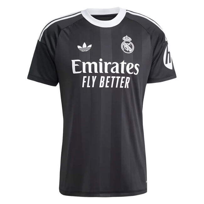 2025-2026 Real Madrid Third Goalkeeper Shirt (Black)
