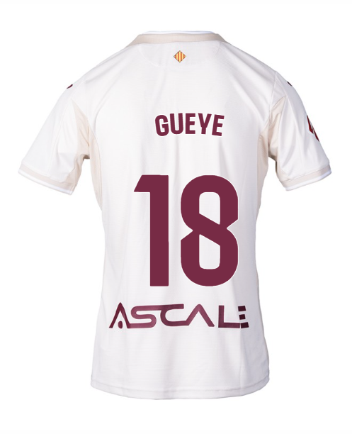 Villarreal 25-26 Season Away Jersey with GUEYE 18 Printing