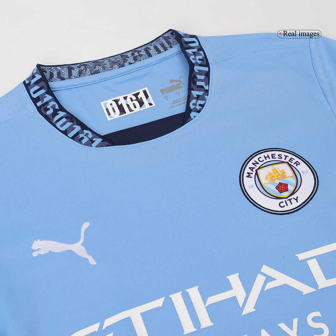 RODRIGO #16 Manchester City Home  Soccer Jersey 2024/25 Authentic Kit