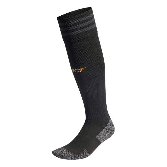 2023-2024 Real Madrid Third Socks (Black) - Fan Favorite - Custom P...