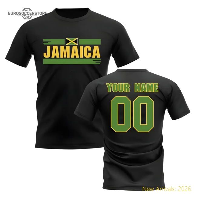 Personalised Jamaica 20242025 Regular Shirt  Durable Aeroready