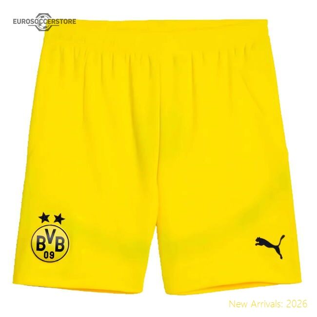 2024-2025 Borussia Dortmund Away Athletic Shorts (yellow)